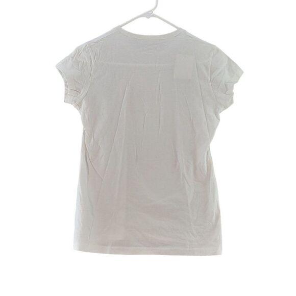 NebraskaâHuskersâWomens WhiteâSequinâT-shirtâSzâM - Picture 2 of 8